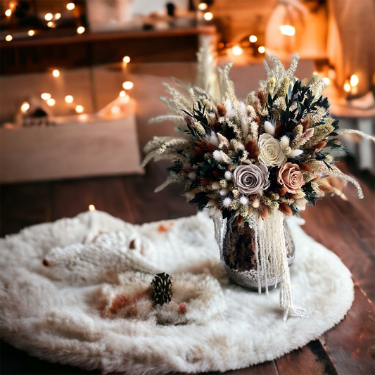 Autumn Colors Dry Flower Bouquet